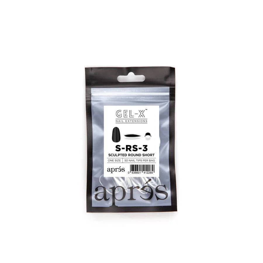 Apres Refill Bags (50pcs) Sculpted Round Short Tips - Image 6