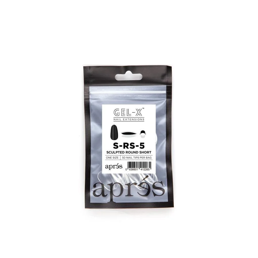 Apres Refill Bags (50pcs) Sculpted Round Short Tips - Image 8