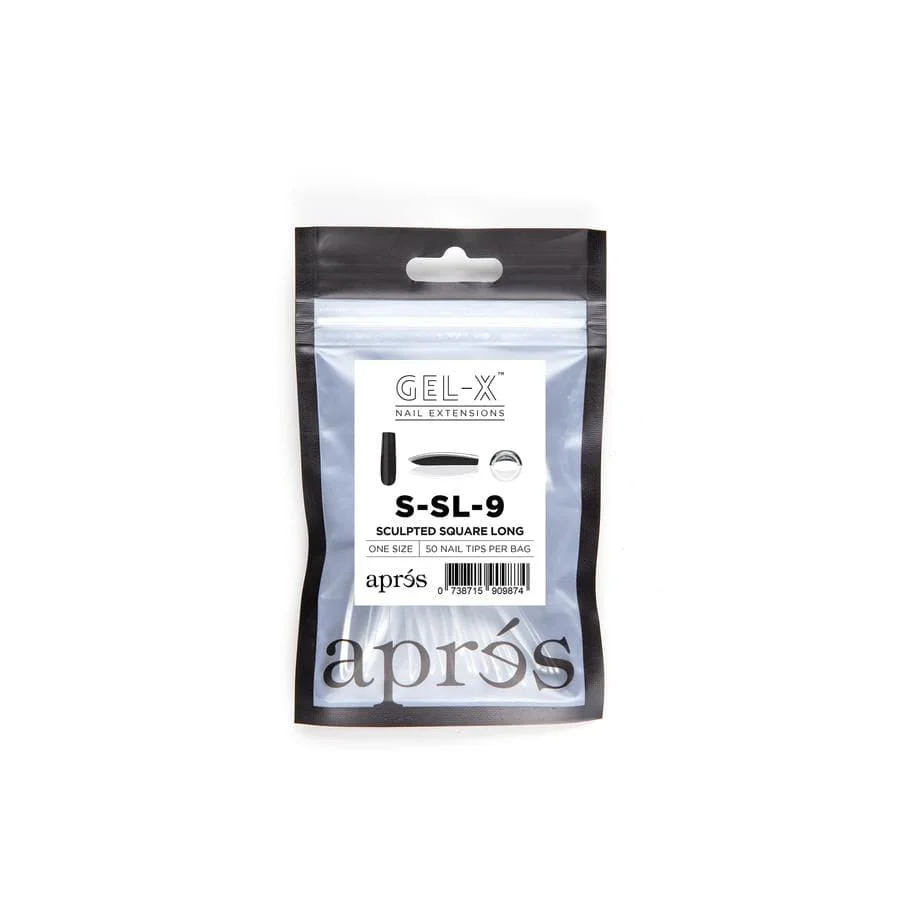 Apres Refill Bags (50pcs) Sculpted Square Long Tips - Image 18