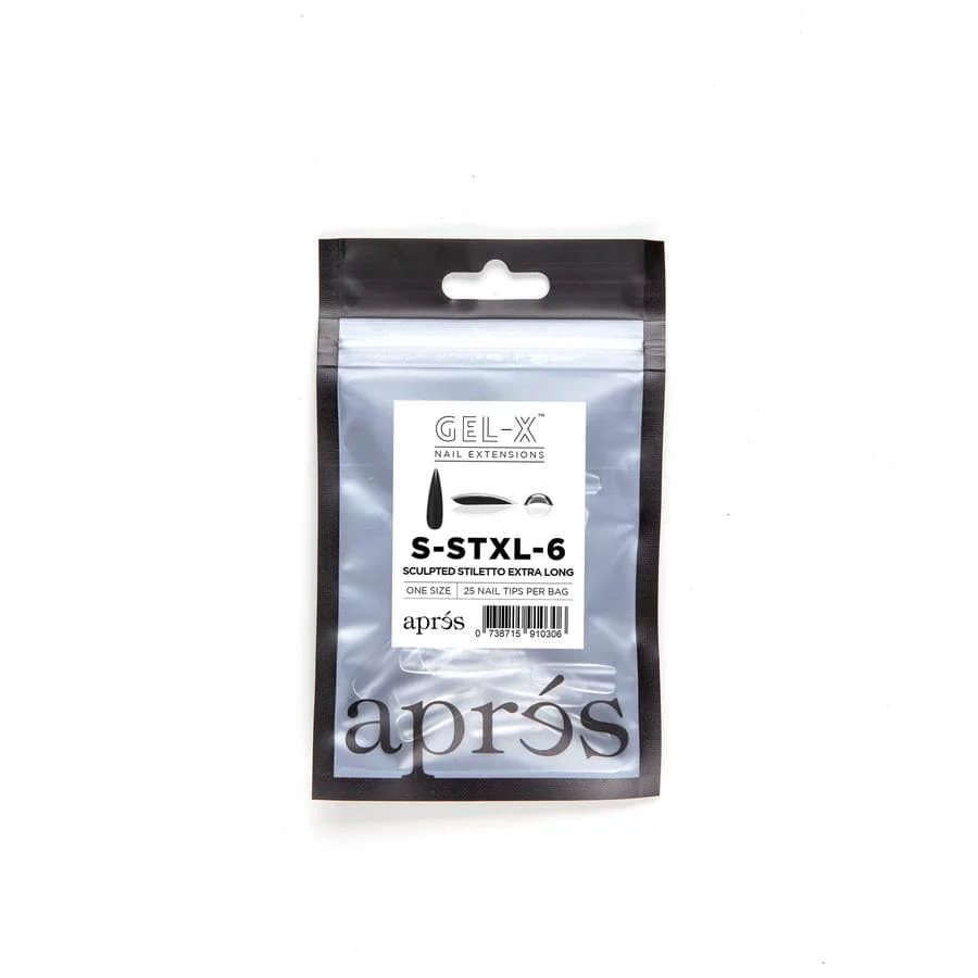 Apres Refill Bags (25pcs) Sculpted Stiletto Extra Long Tips - Image 10