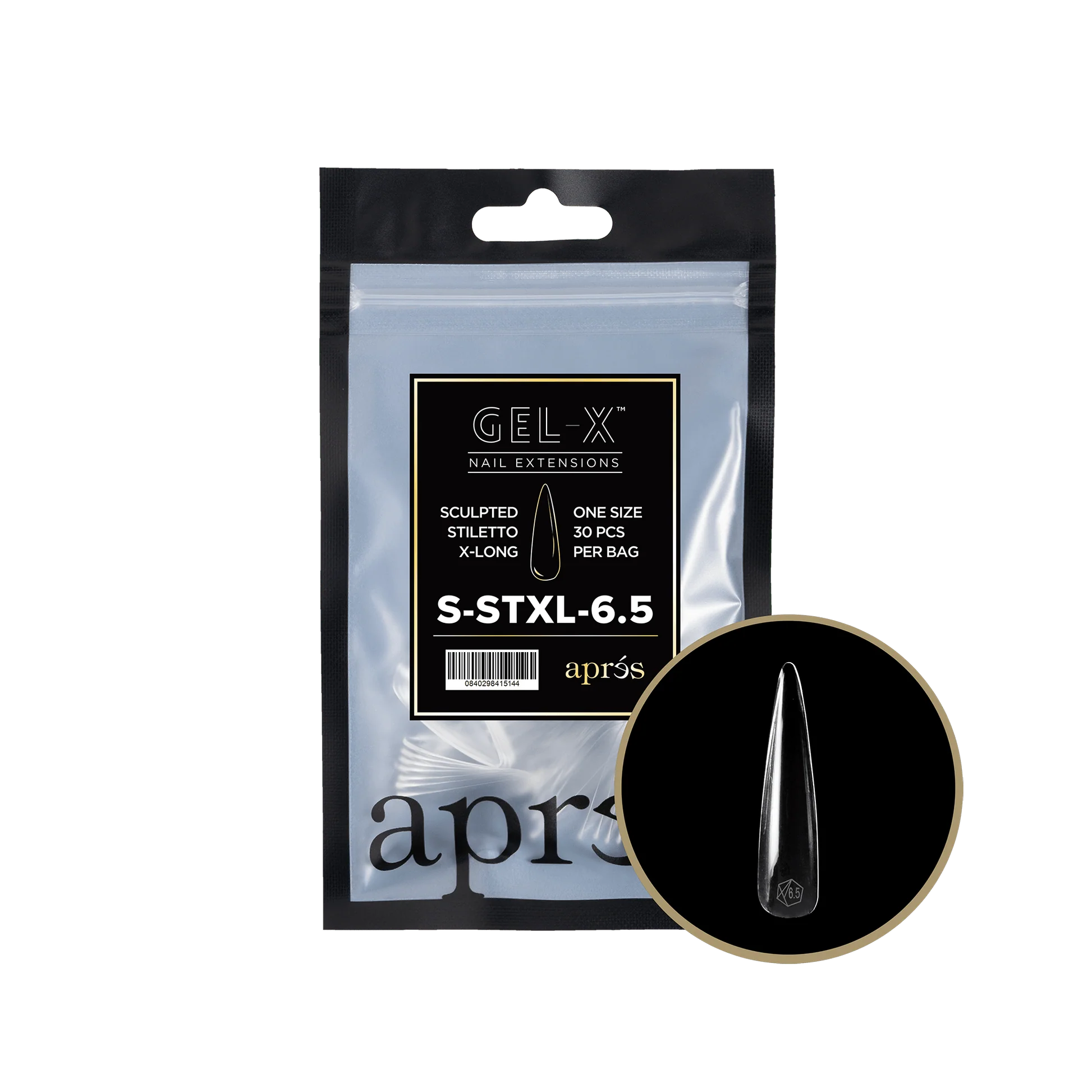 Apres Refill Bags (25pcs) Sculpted Stiletto Extra Long Tips - Image 11
