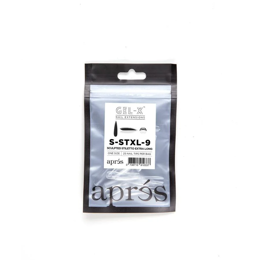 Apres Refill Bags (25pcs) Sculpted Stiletto Extra Long Tips - Image 15