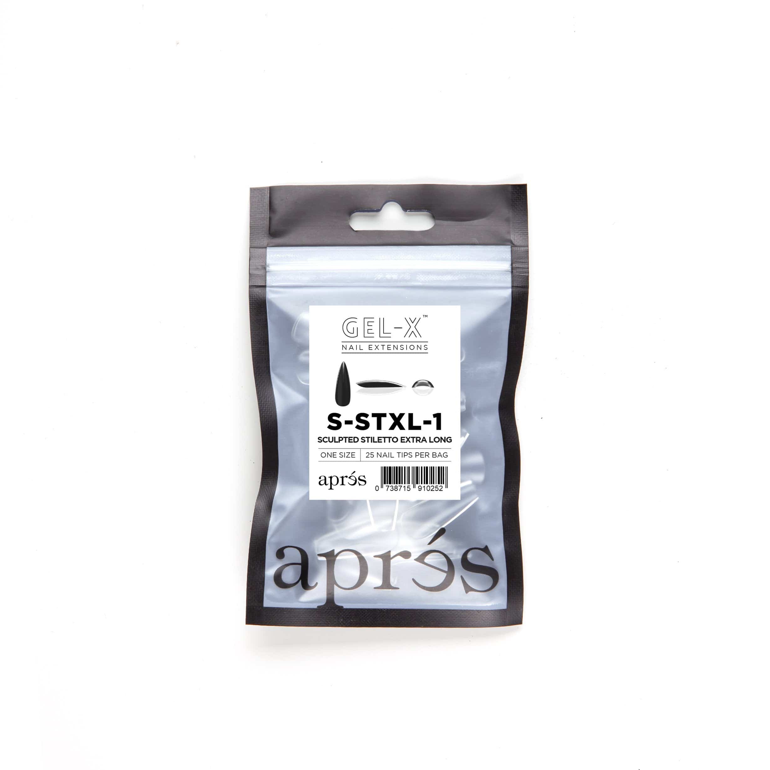 Apres Refill Bags (25pcs) Sculpted Stiletto Extra Long Tips - Image 3