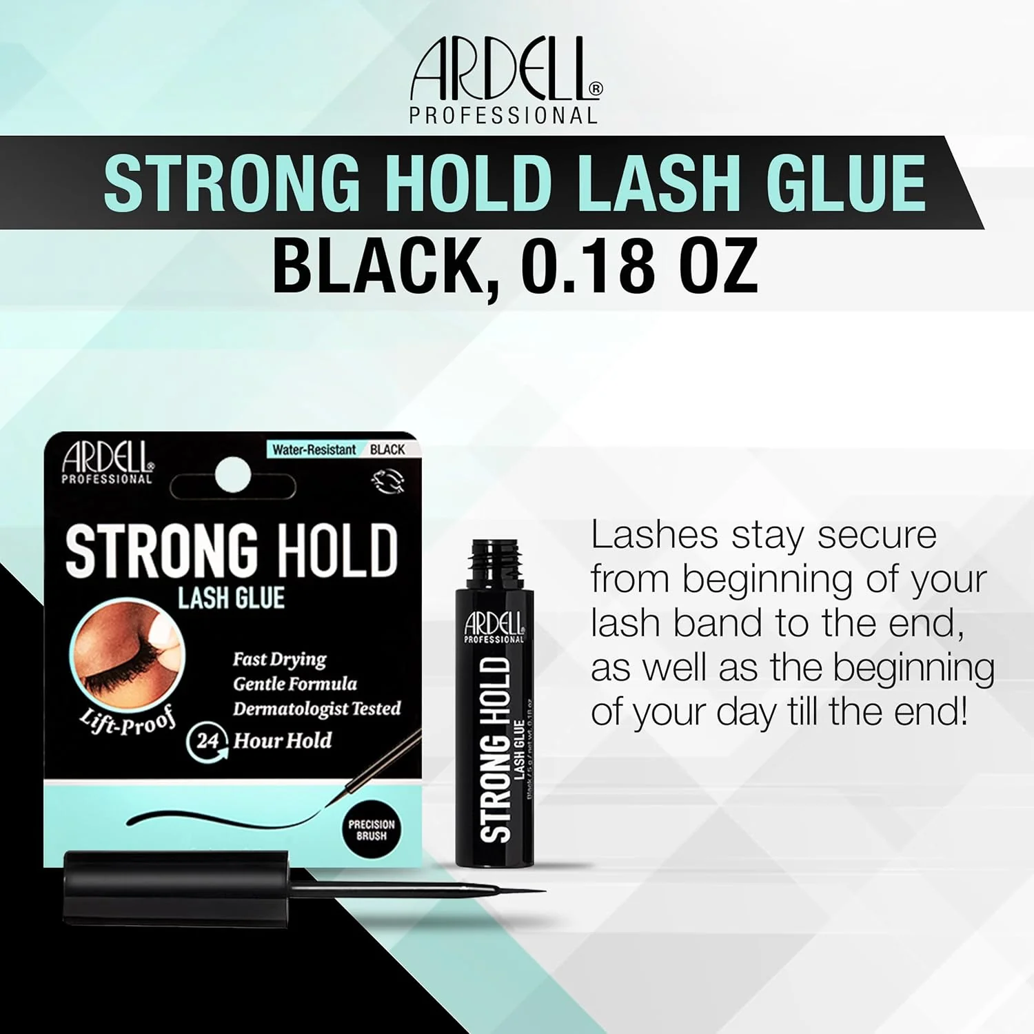 Ardell Strong Hold Lash Glue Black 5g - Image 3