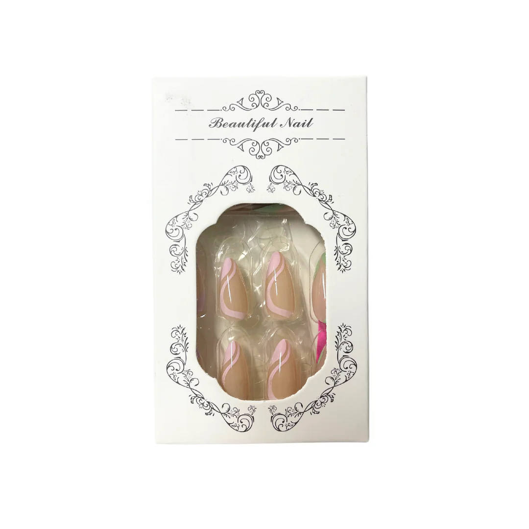 Beautiful Press On Nails Almond (7 Styles) - Image 3