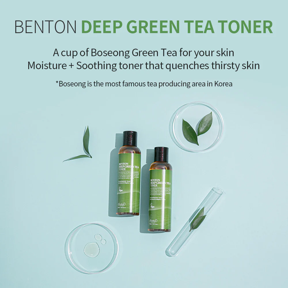 Benton Deep Green Tea Toner 150mL - Image 6