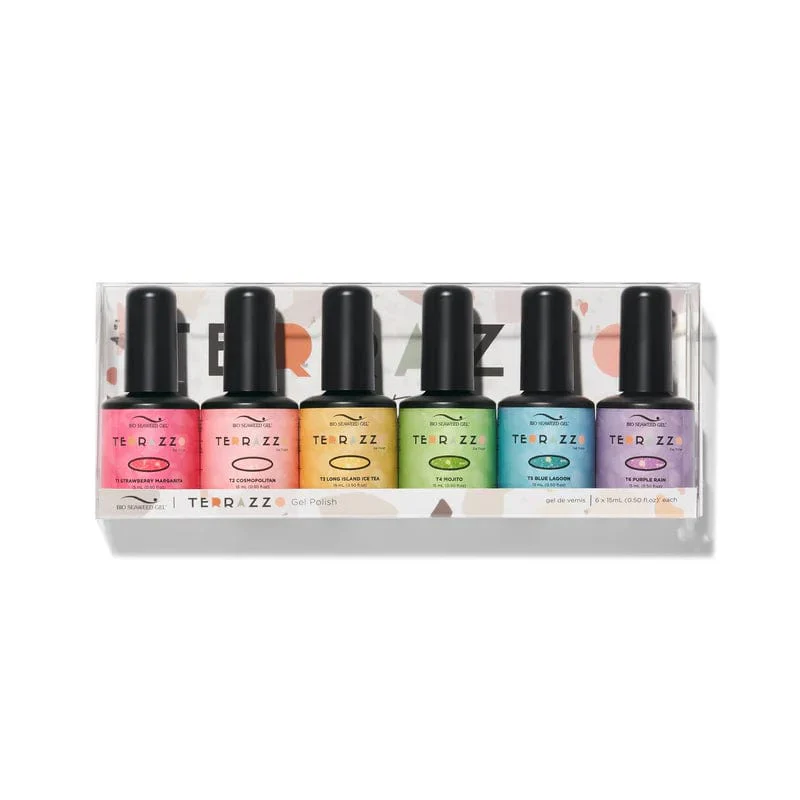 Bio Seaweed Gel Here's To You! Terrazzo Gel Polish Jelly Collection - Image 3
