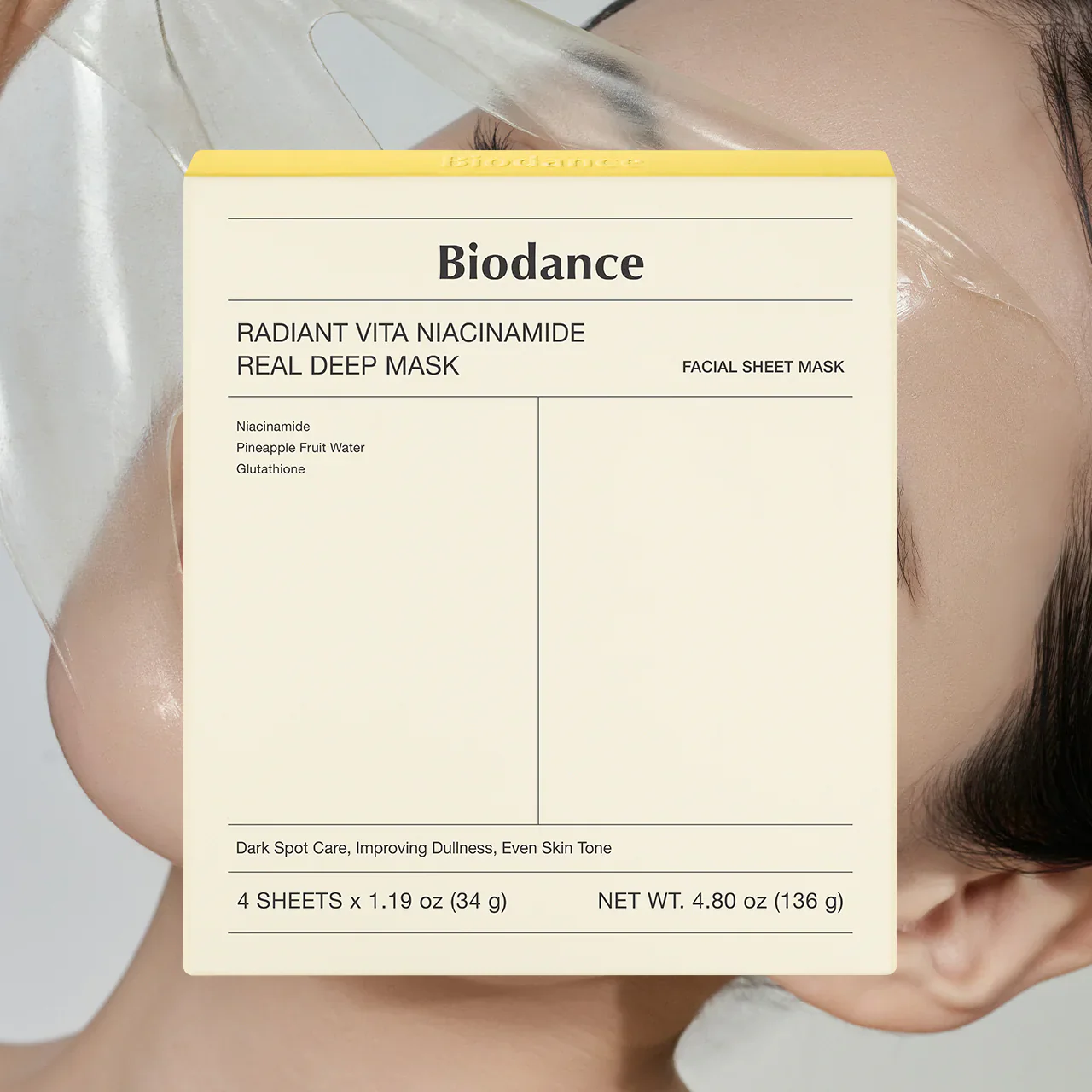 BIODANCE Radiant Vita Niacinamide Real Deep Mask - Image 2