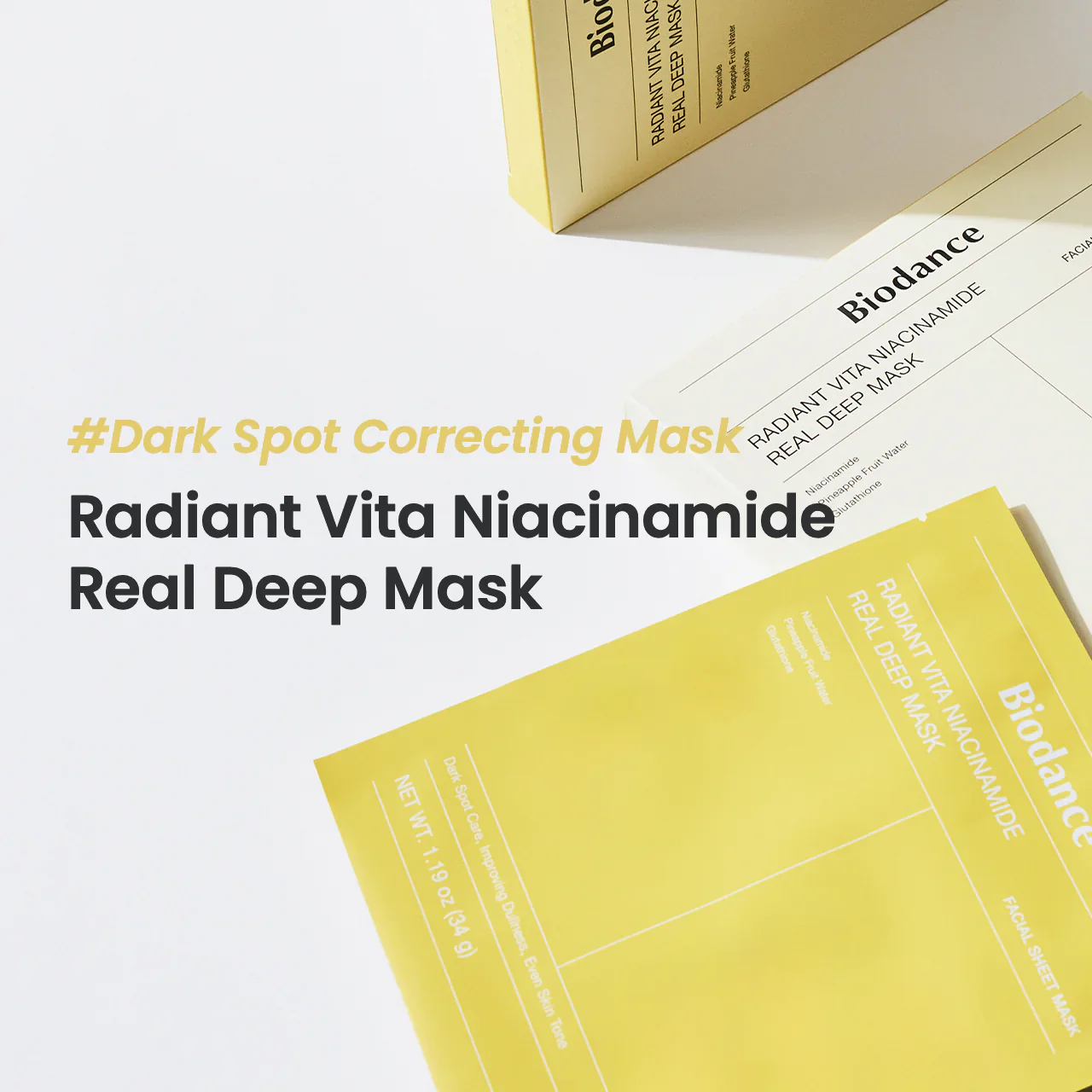 BIODANCE Radiant Vita Niacinamide Real Deep Mask - Image 3