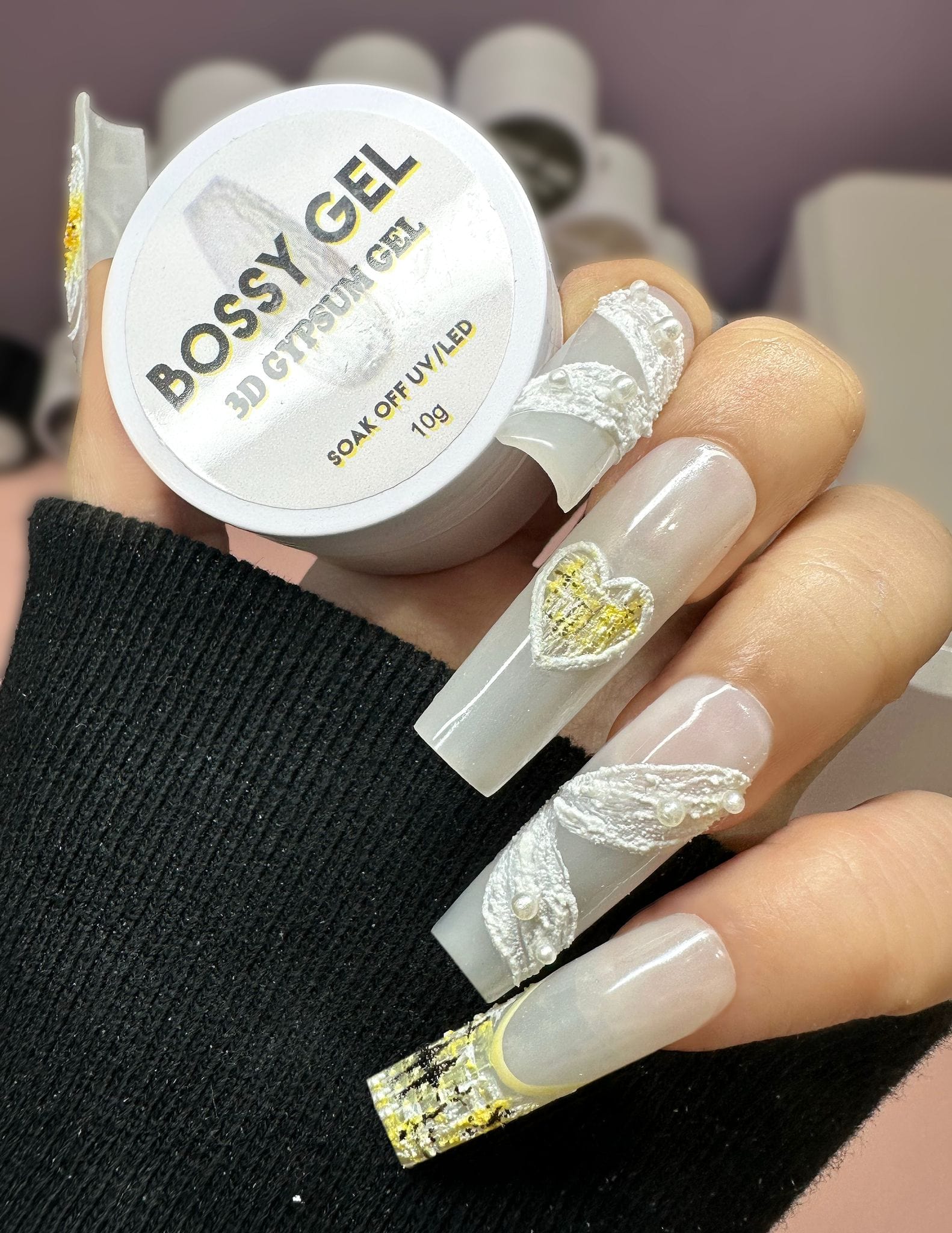 Bossy 3D Gypsum Gel 10g 18 Caput Mortuum - Image 4