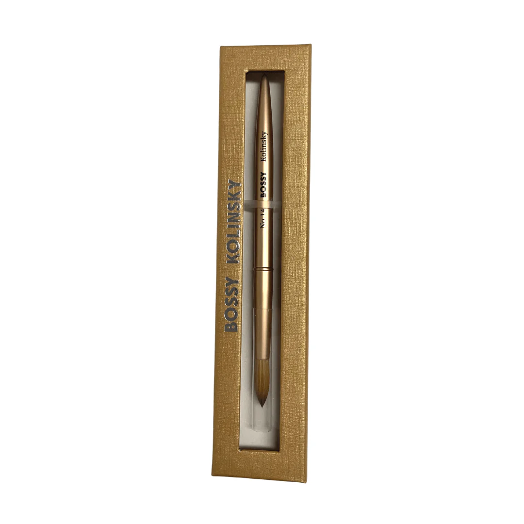 BOSSY Acrylic Brush Gold Premium - Image 2