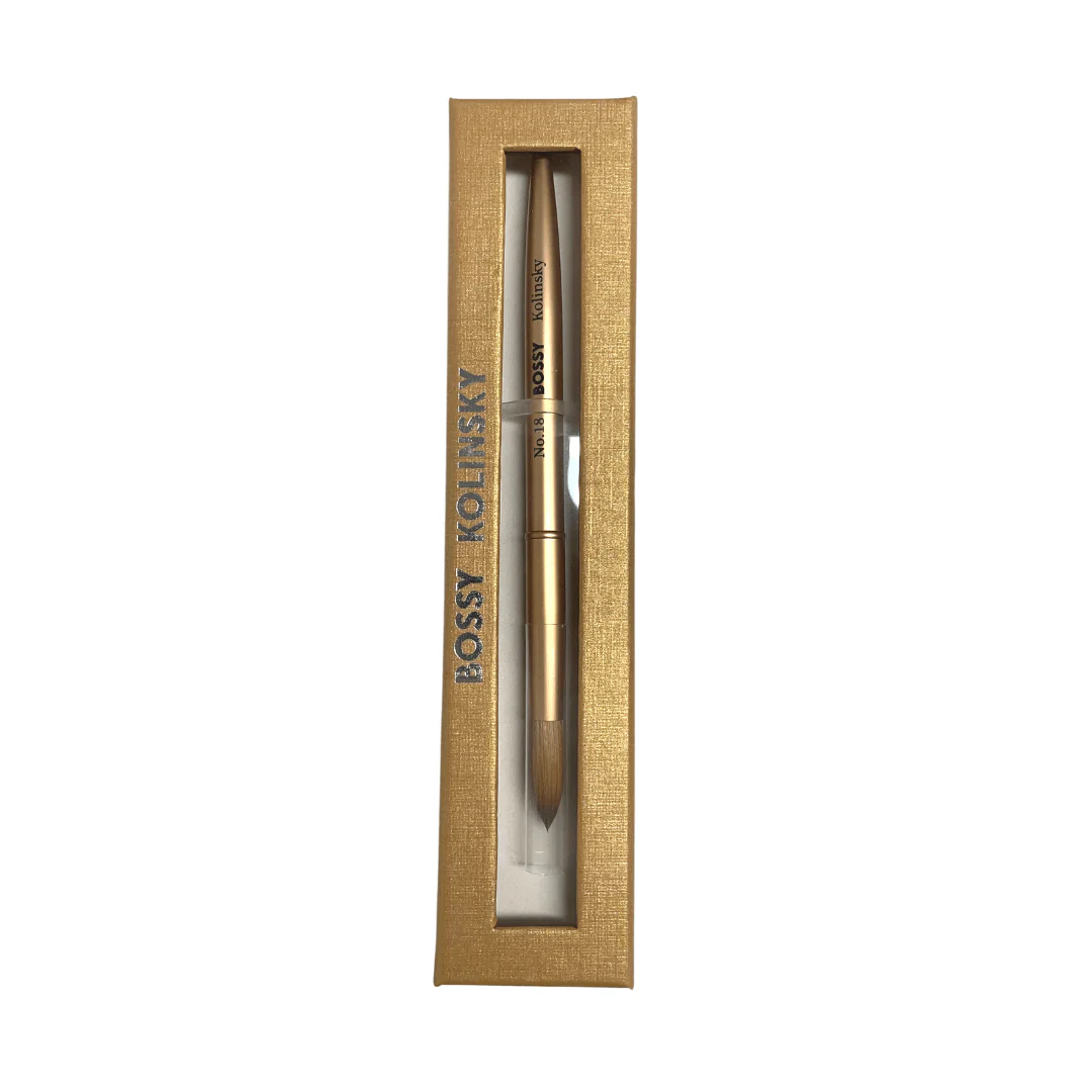 BOSSY Acrylic Brush Gold Premium - Image 4