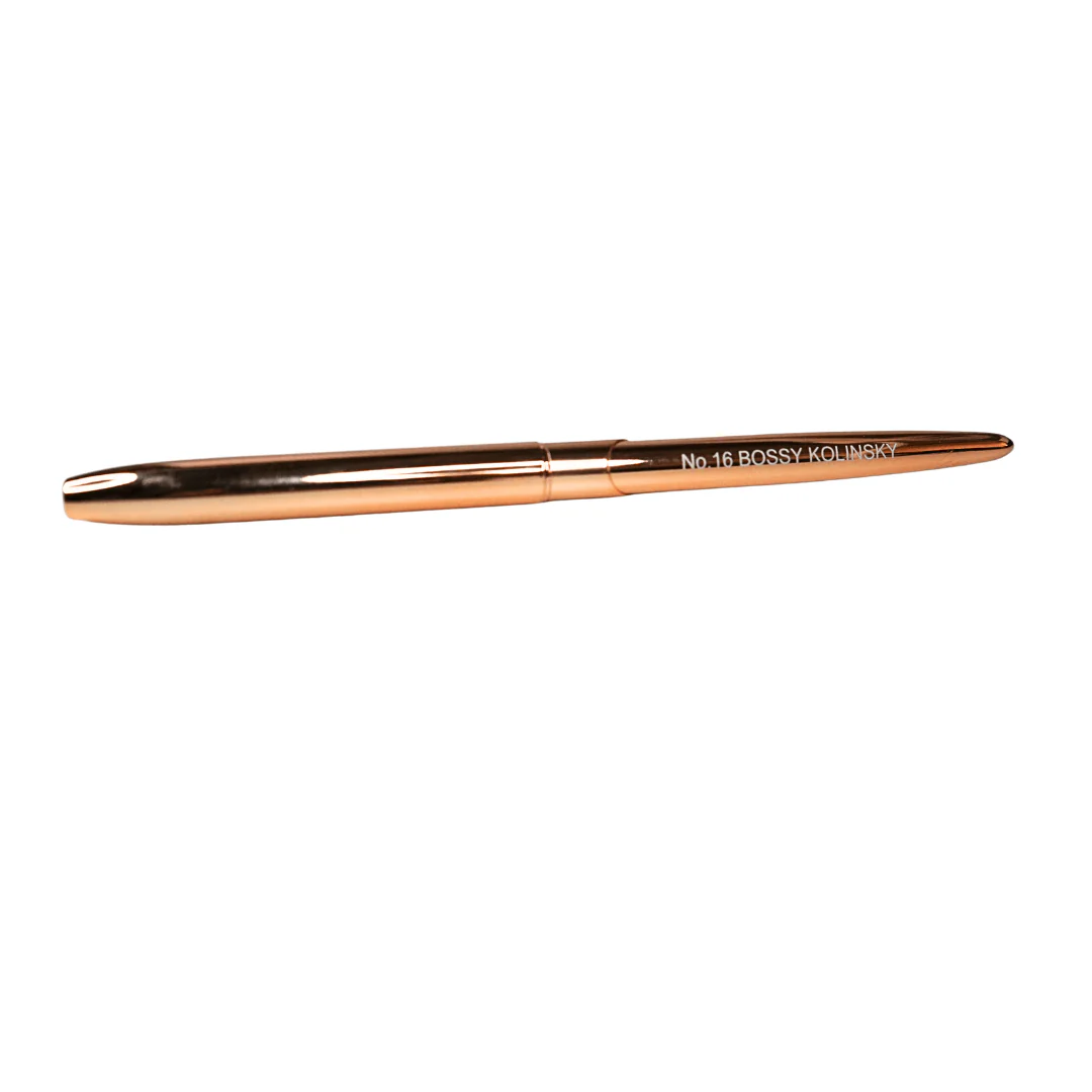BOSSY Acrylic Brush Gold Premium Kolinsky - Image 4