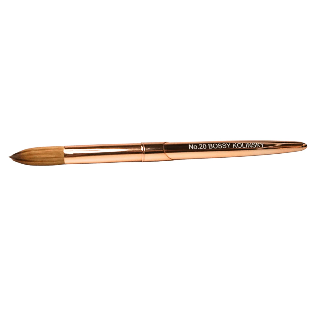 BOSSY Acrylic Brush Gold Premium Kolinsky - Image 8