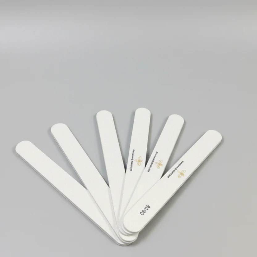 Bossy Bee Nail File Regular White (Thick foam) - Image 4