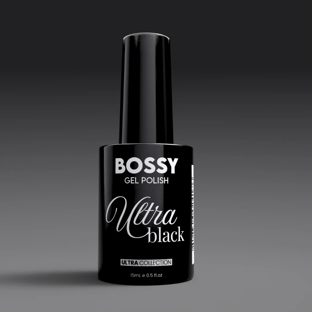 Bossy Gel Ultra Black Gel Polish 15mL