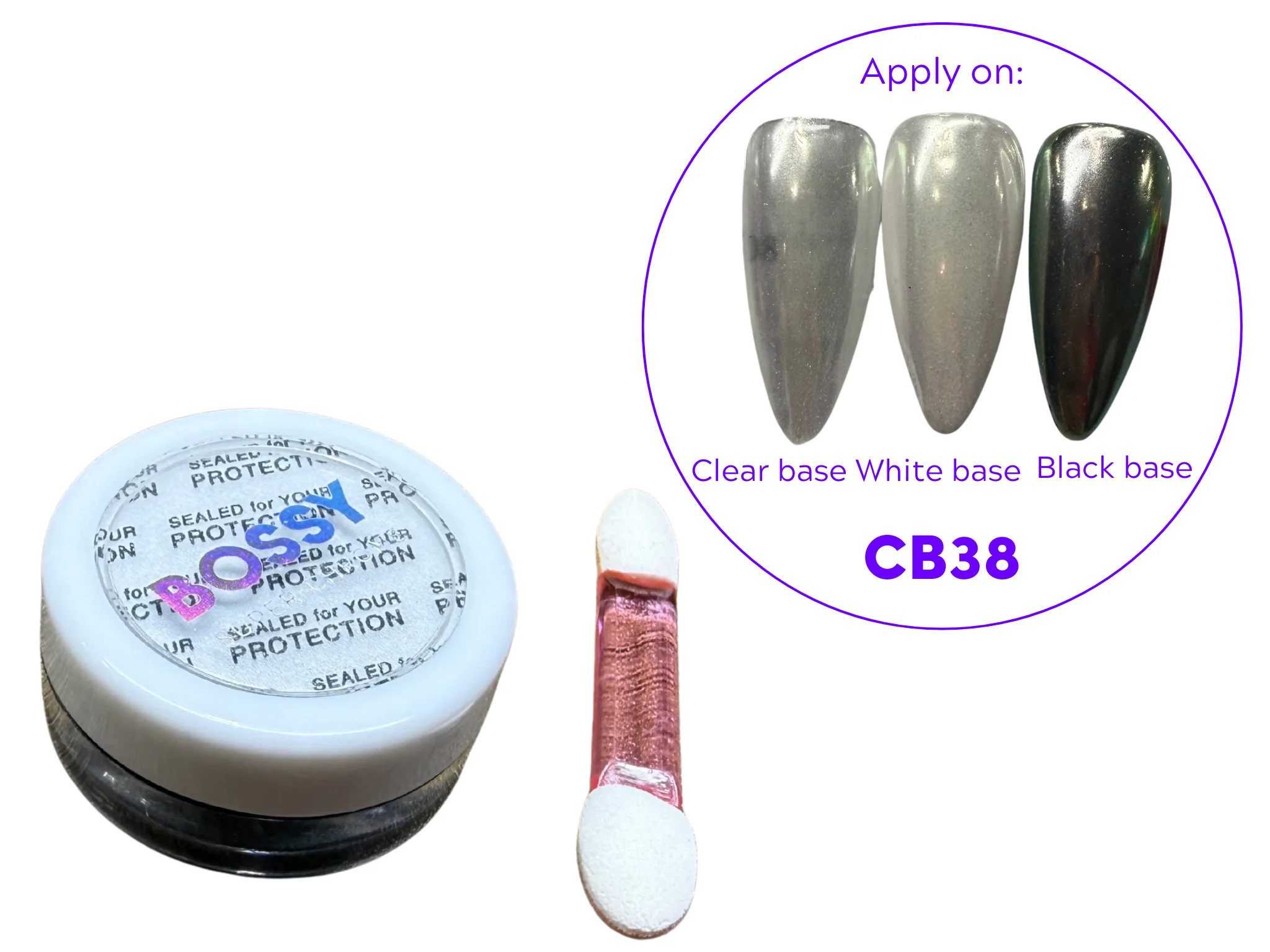 Bossy Nail Chrome CB38