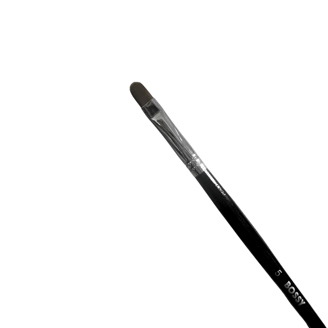 Bossy Professional Gel Brush Wood Round No.5 8115