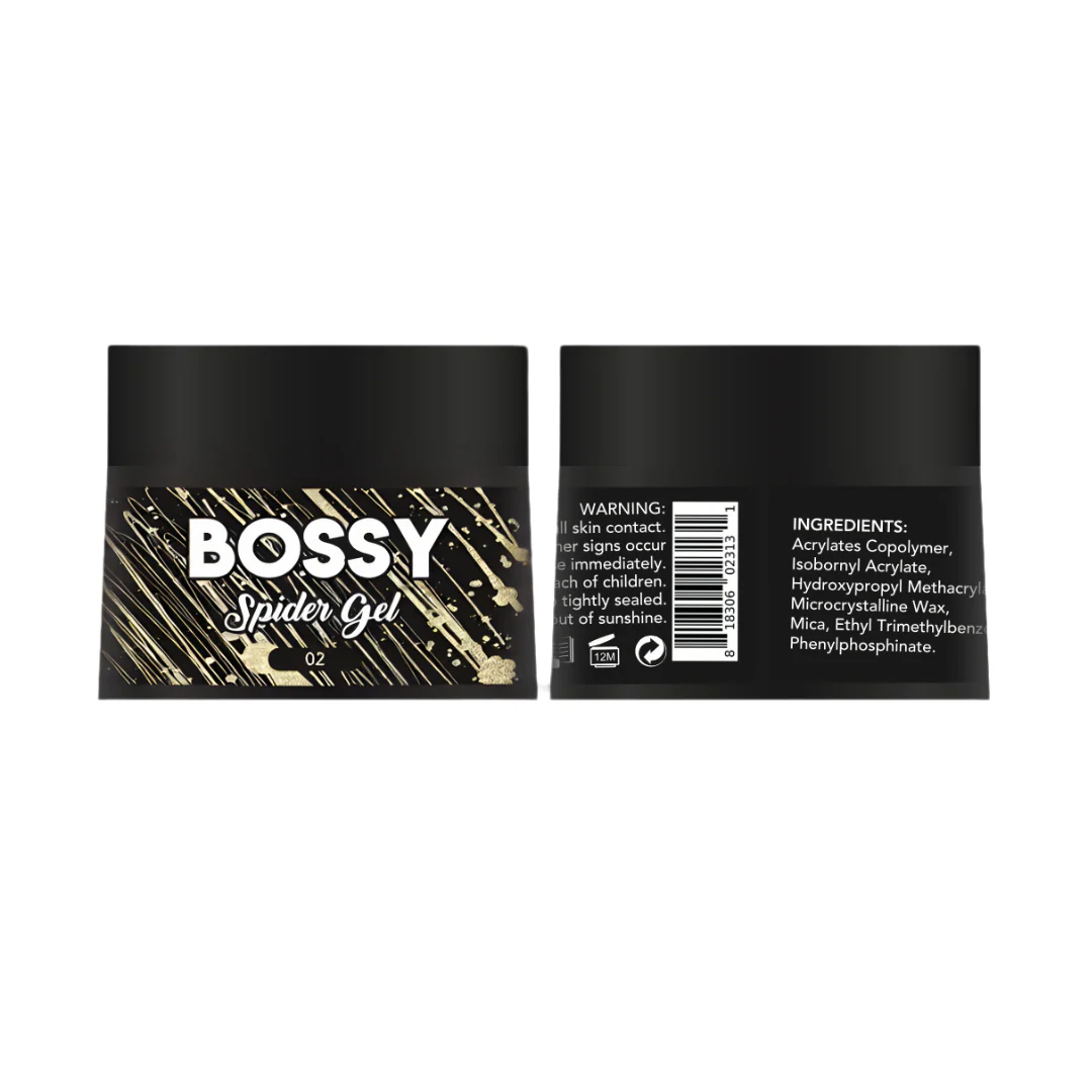 BOSSY Spider Gel (15g) 02 Gold - Image 2