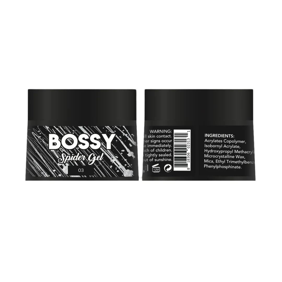 BOSSY Spider Gel (15g) 03 Dark Silver - Image 2