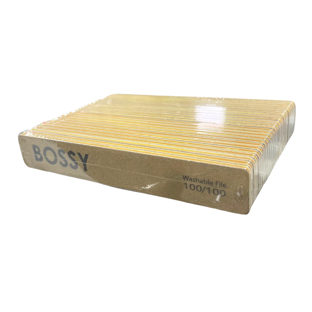BOSSY Washable File Jumbo (Square) Brown (100/100) - Image 2