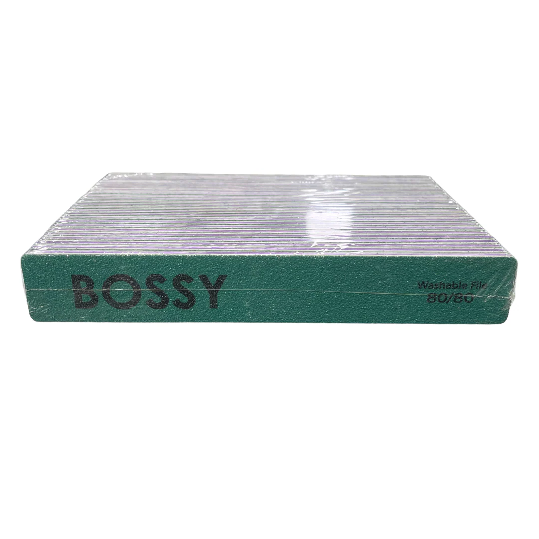 BOSSY Washable File Jumbo (Square) Green (80/80) - Image 2