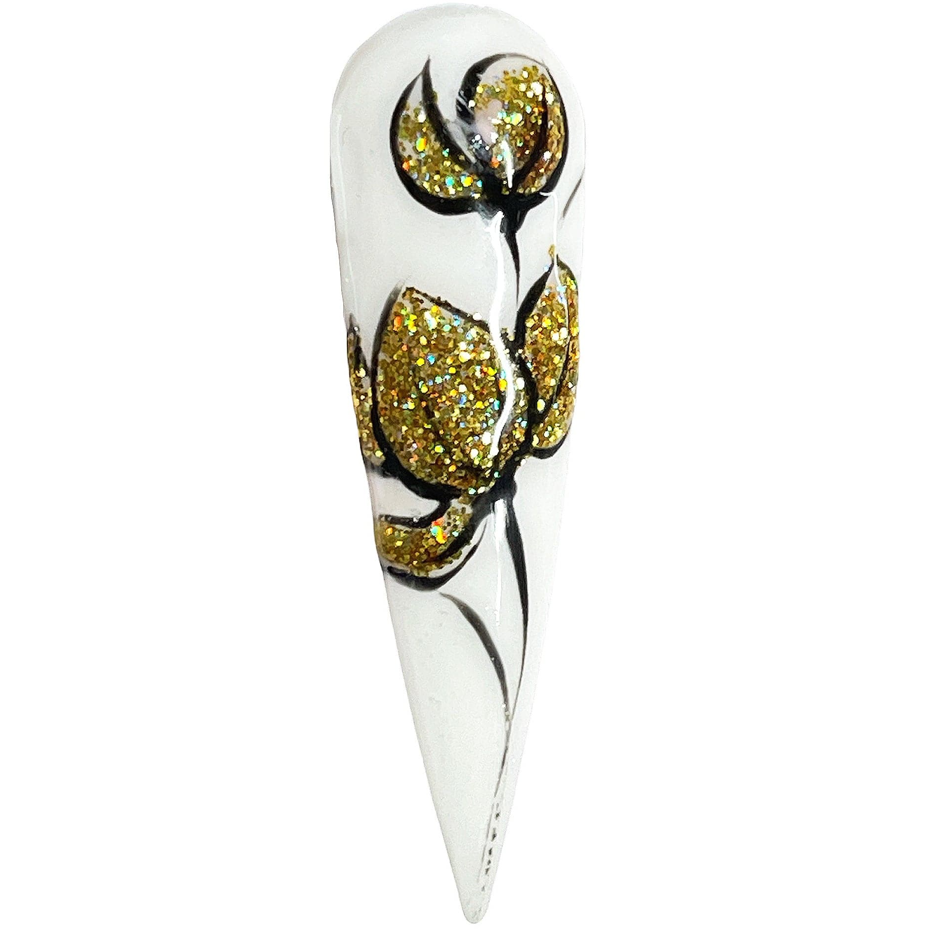 BOSSY Gel Art Liner 018 Holo Gold Glitter