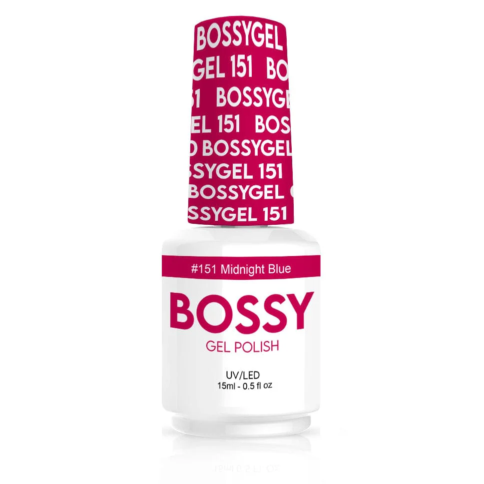 Bossy Gel Polish BS 151 Midnight Blue