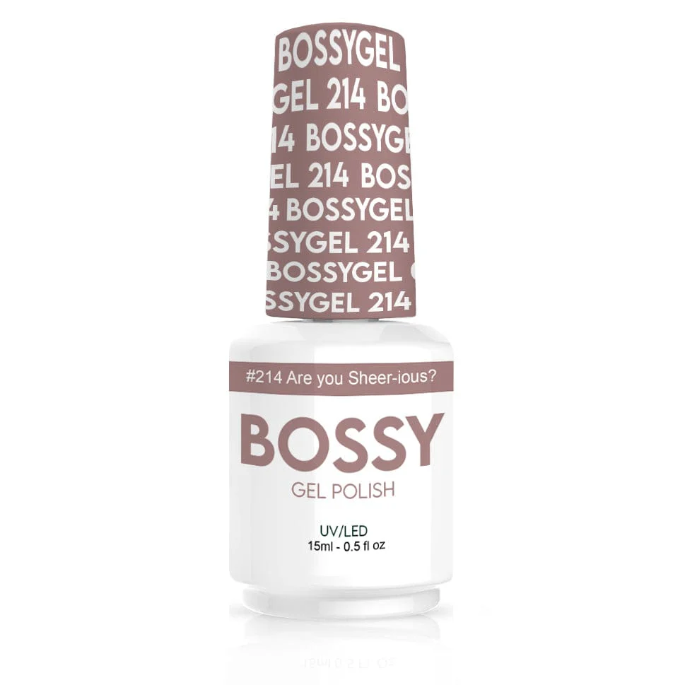 Bossy Gel Polish BS 214 Are You Sheer-ious?