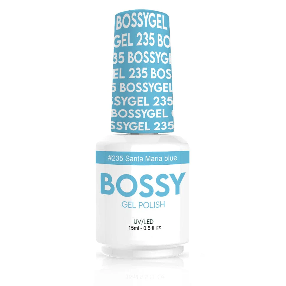 Bossy Gel Polish BS 235 Santa Maria Blue