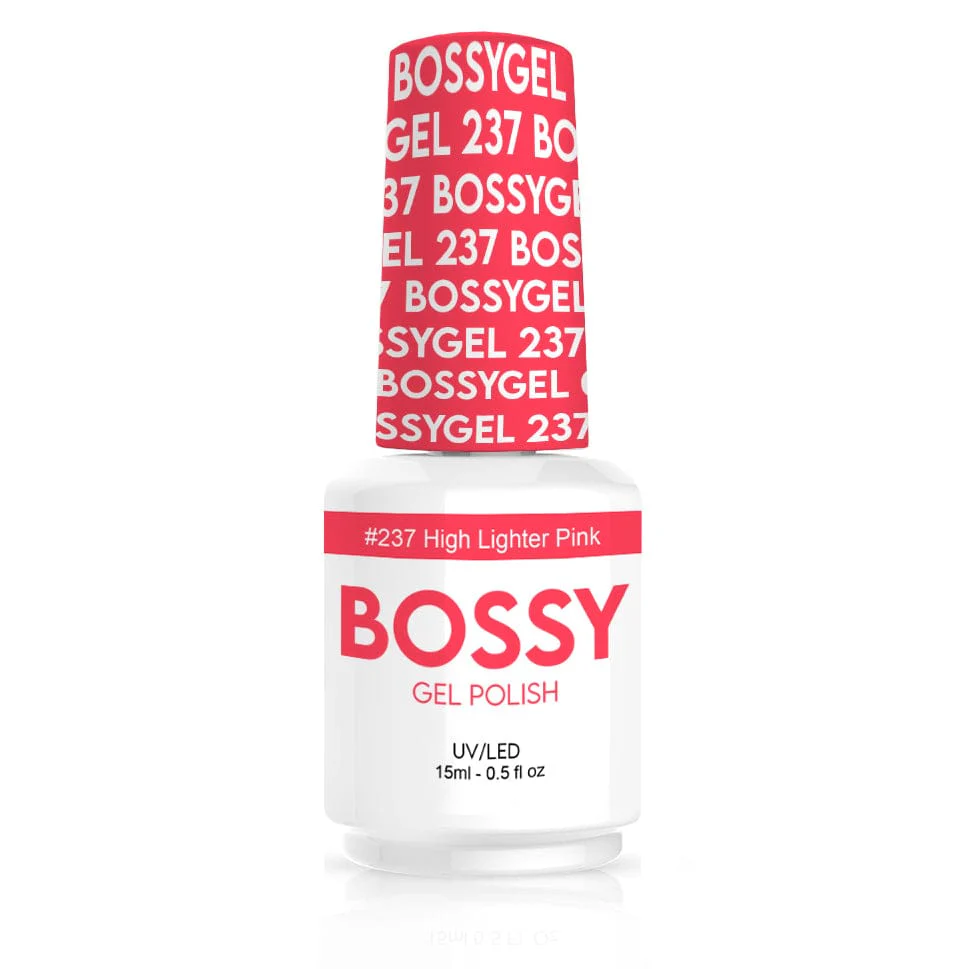 Bossy Gel Polish BS 237 High Lighter Pink