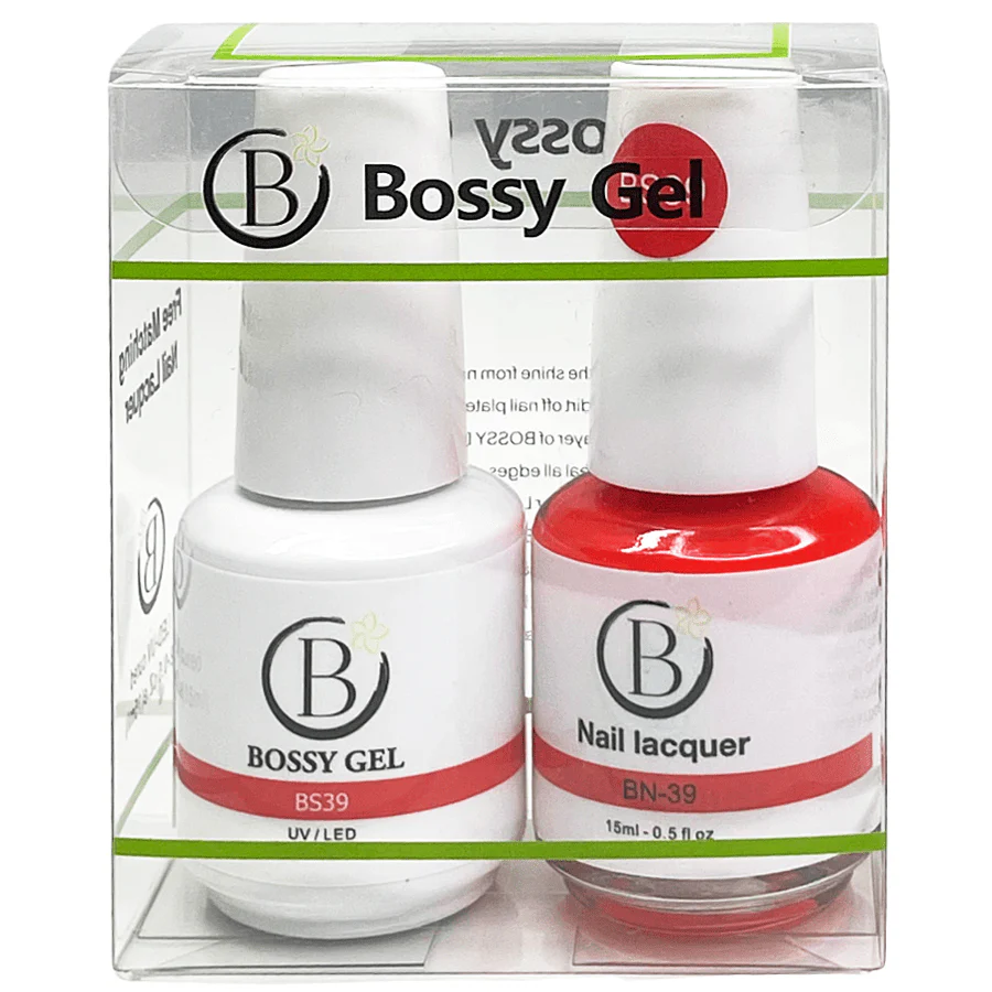 Bossy Gel Polish BS 039 Orange & Red - Image 2