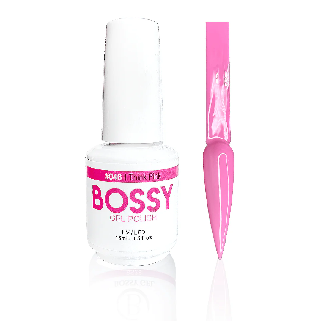 Bossy Gel Polish BS 046 I Think Pink - Image 2