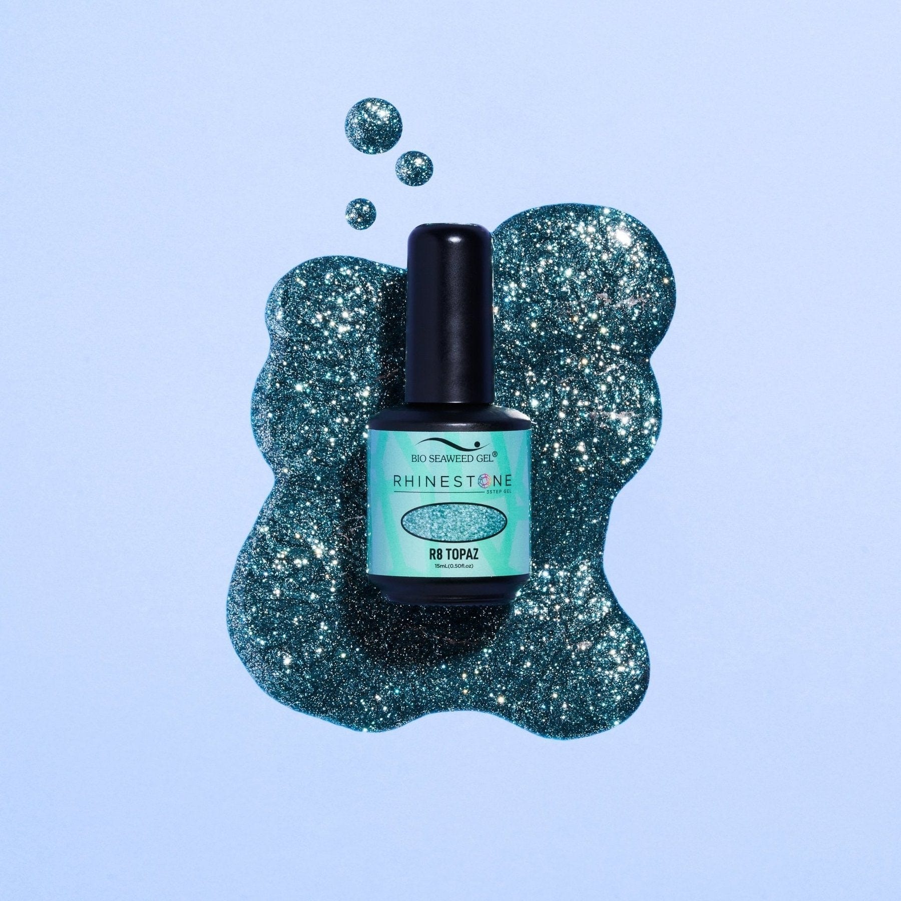 Bio Seaweed Gel Rhinestone R8 Topaz - Image 2