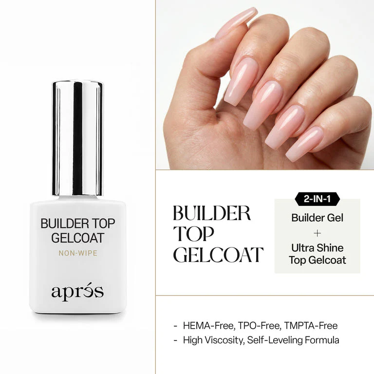 Apres Builder Top Gelcoat (HEMA/TPO-Free) – 15ml - Image 2