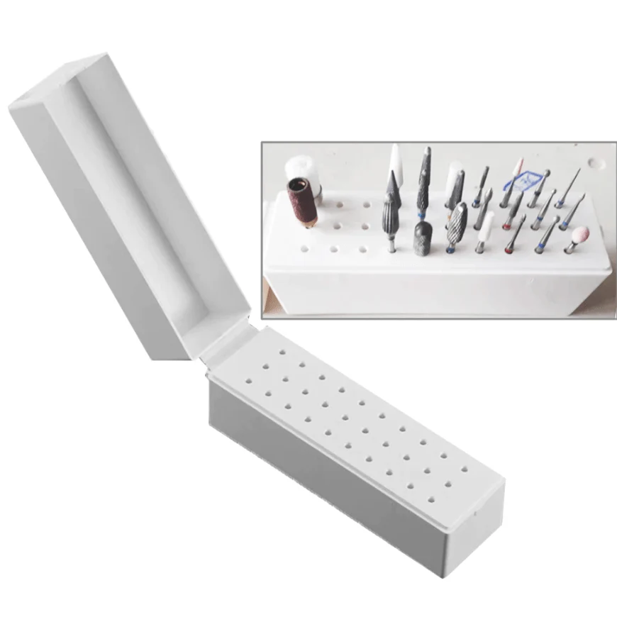 JNBS Carbide Drill Bit Holder Organizer Box (30 Holes) - Image 2