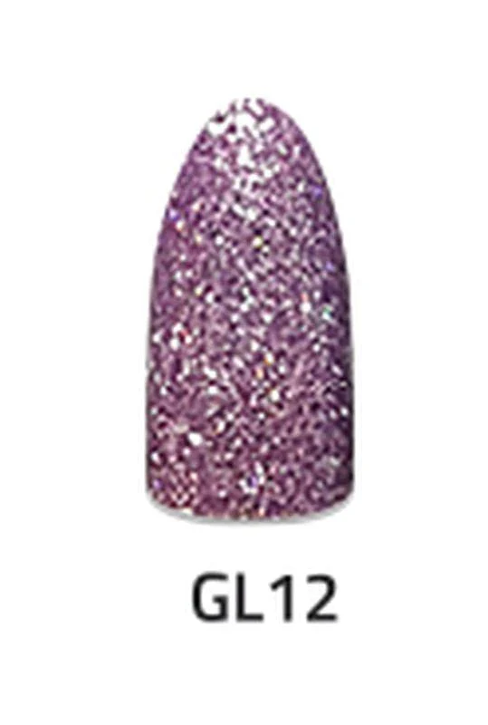 Chisel Nail Art Dipping Powder Glitter 2oz 12