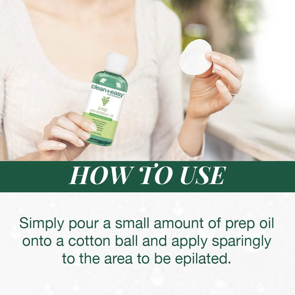 Clean+Easy Prep Pre-Epilation Oil 5oz - Image 5