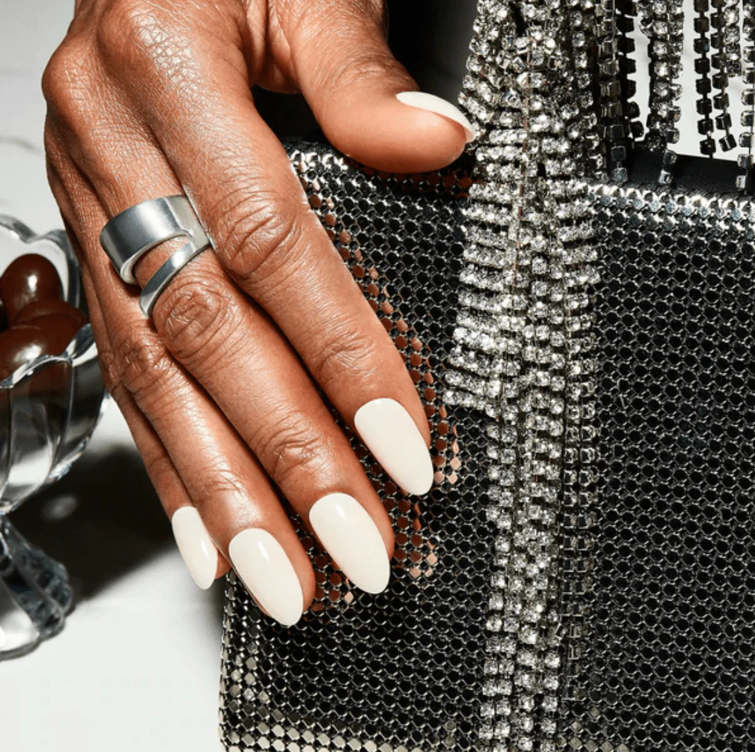 CND Shellac White Button Down - Image 3