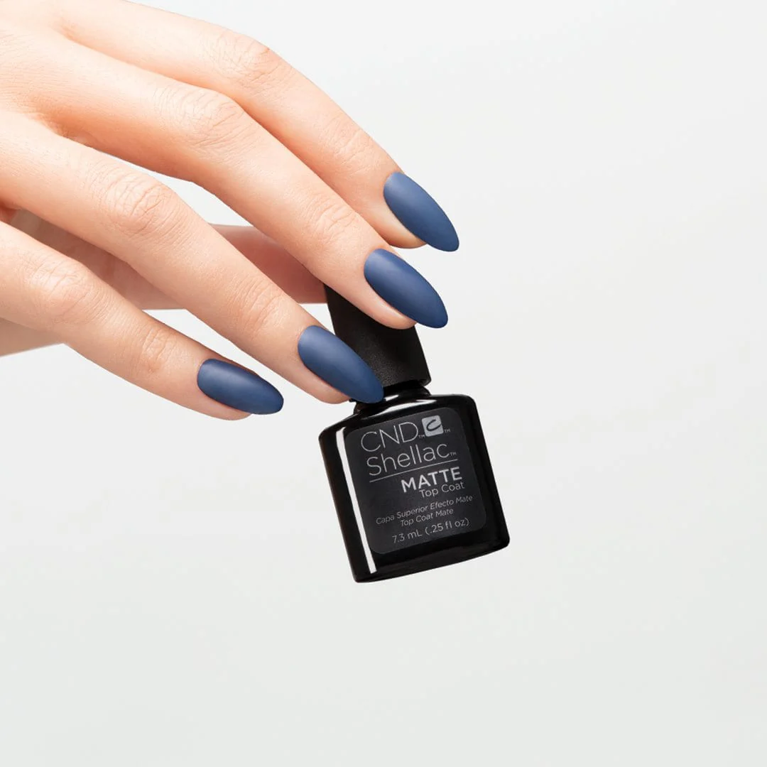 CND Shellac Top Coat Matte 7.3ml - Image 2