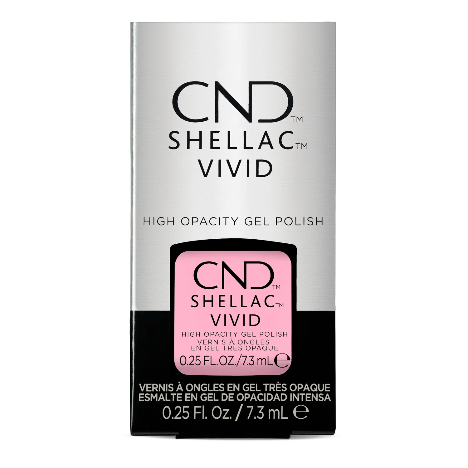 CND Shellac Vivid Blush Pink 0.25 0z - Image 4