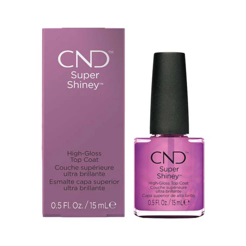 CND Super Shiney High Gloss Top Coat 0.5oz - Image 2