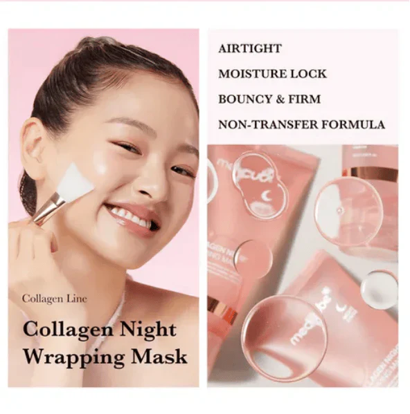 MEDICUBE Collagen Night Wrapping Mask 75mL - Image 5