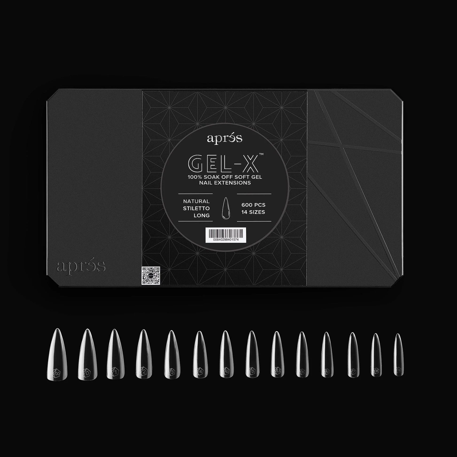 Apres Gel X™ Box of 600pcs 2.0 Natural Stiletto Tips - Image 12