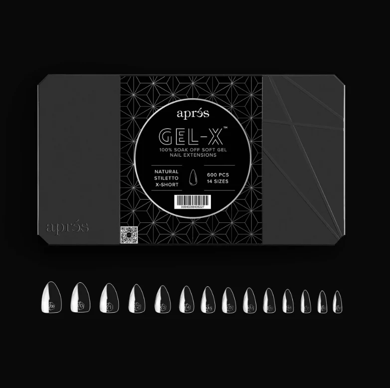 Apres Gel X™ Box of 600pcs 2.0 Natural Stiletto Tips - Image 3
