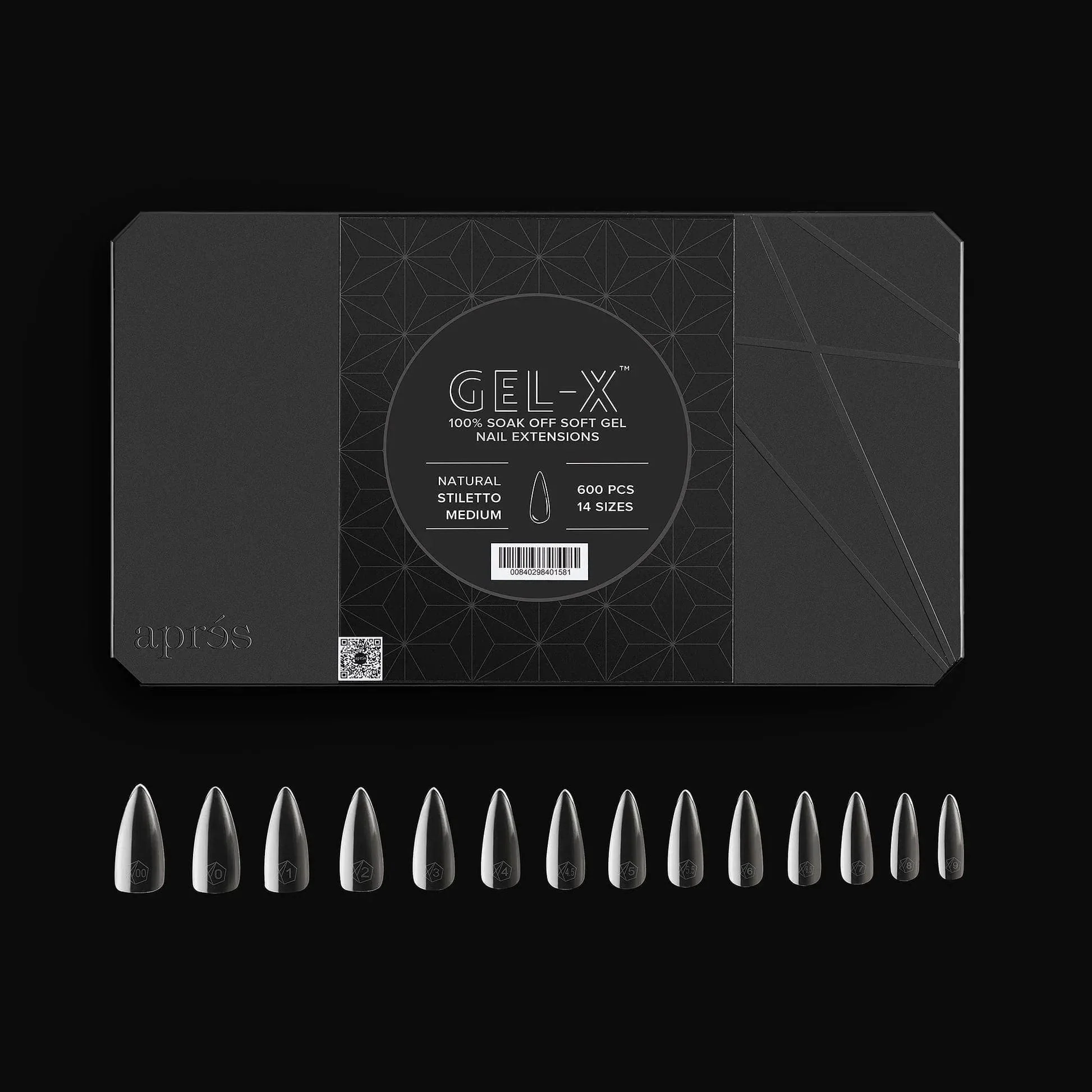 Apres Gel X™ Box of 600pcs 2.0 Natural Stiletto Tips - Image 8
