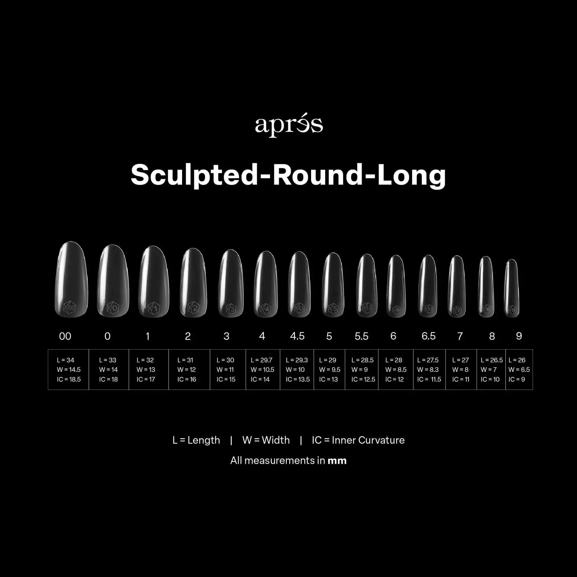 Apres Gel X™ Box of 600pcs 2.0 Sculpted Round Tips - Image 11