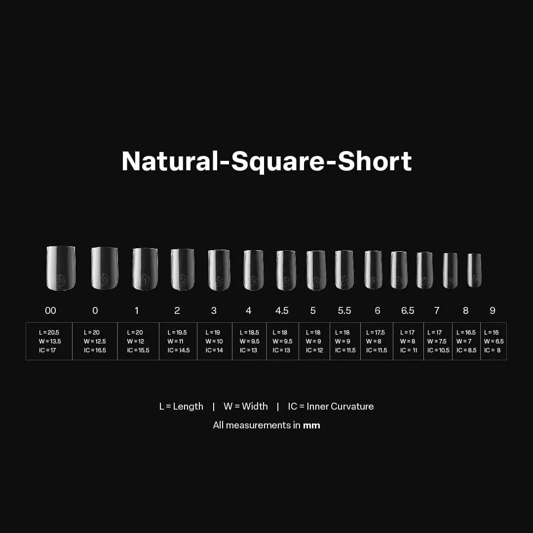 Apres Gel X™ Box of 600pcs 2.0 Natural Square Tips - Image 11