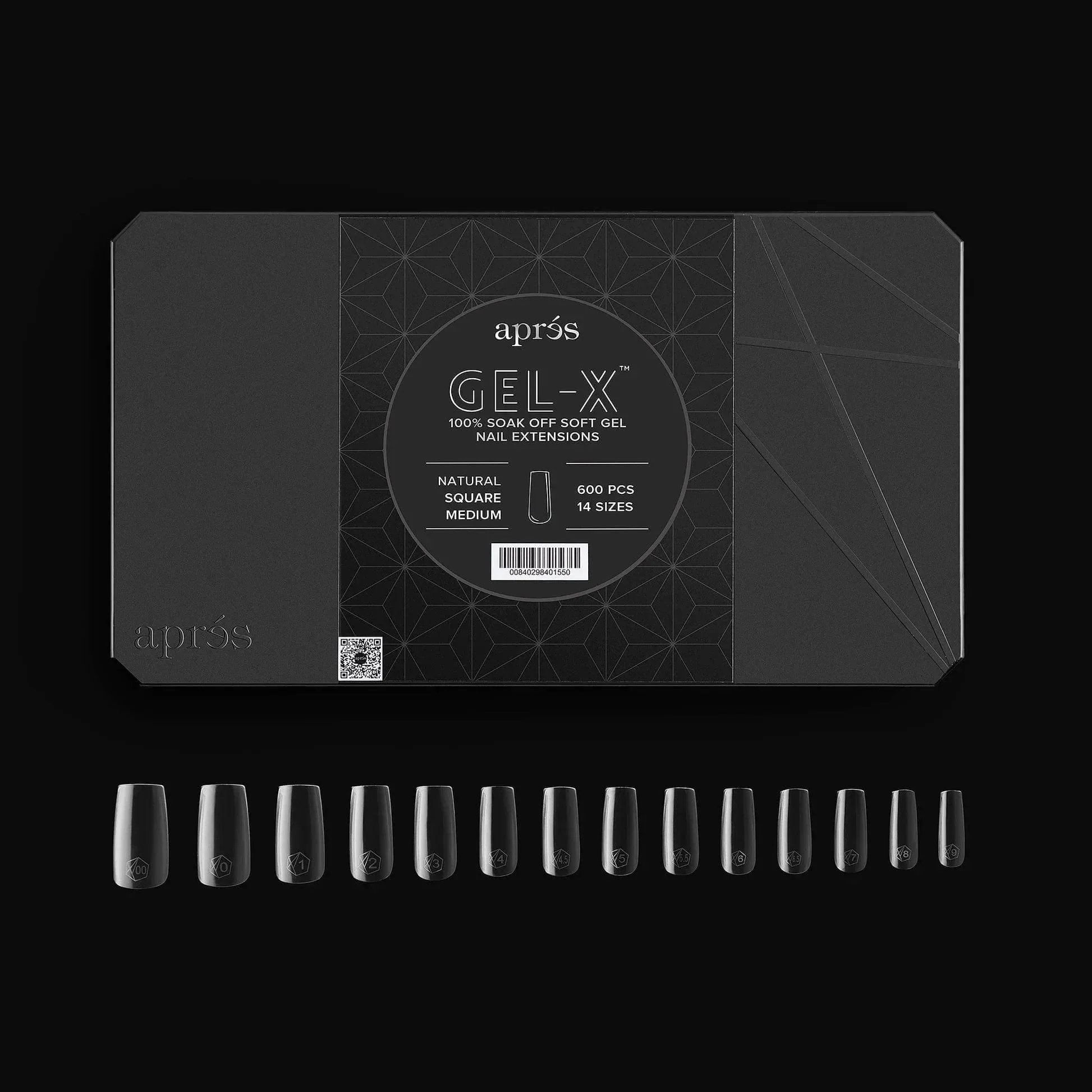 Apres Gel X™ Box of 600pcs 2.0 Natural Square Tips - Image 12