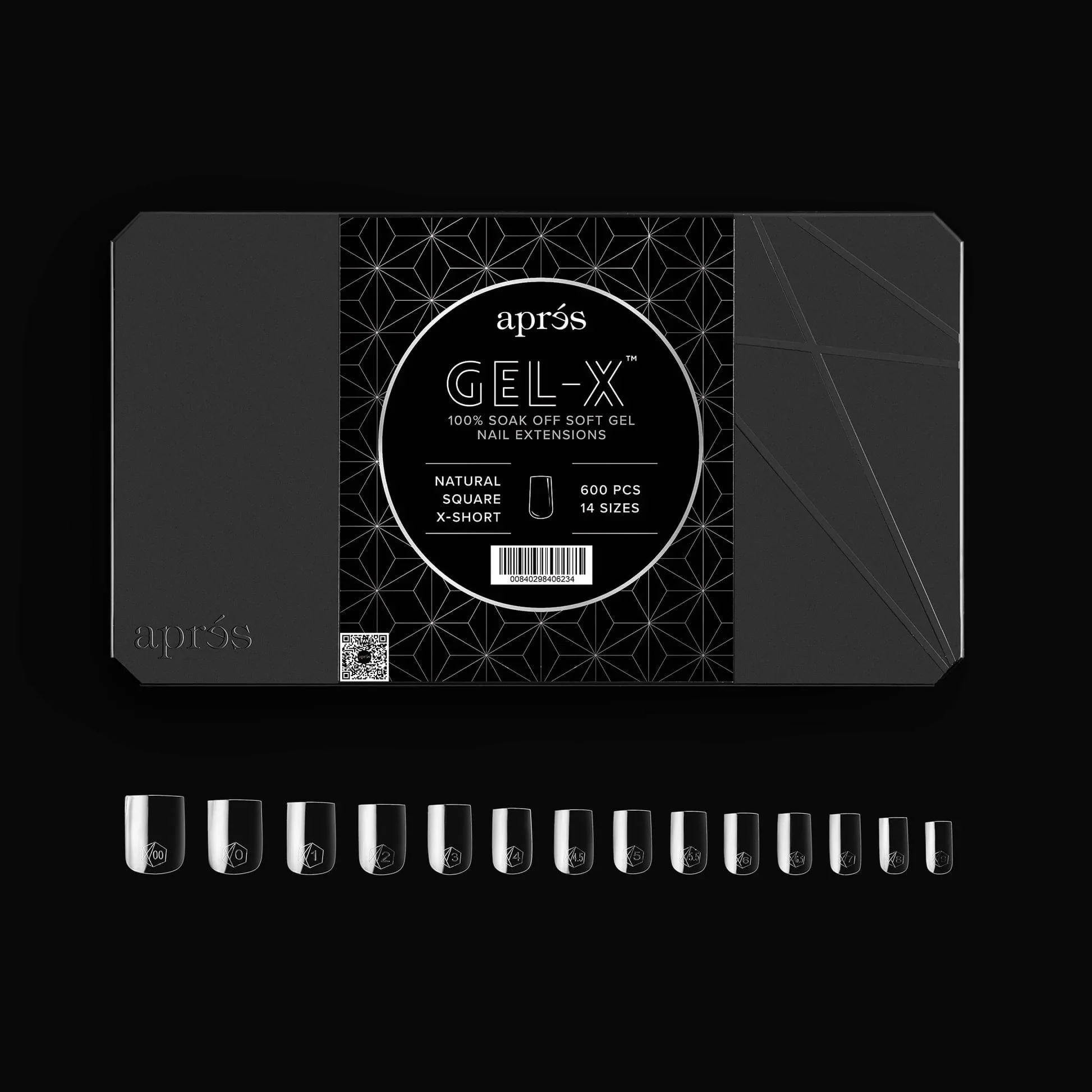 Apres Gel X™ Box of 600pcs 2.0 Natural Square Tips - Image 3